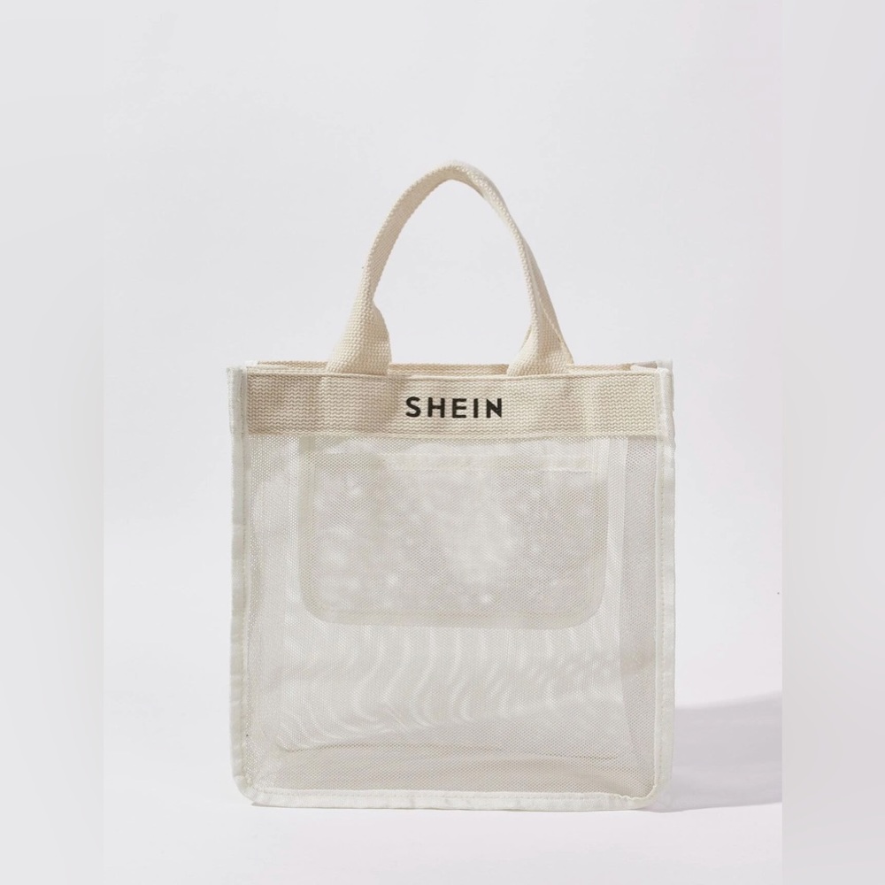 Small mesh canvas tote bag - Picture 12 of 12